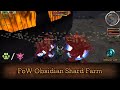 Fow toc obsidian shard farm  guild wars ranger farm ra  nm
