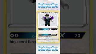 Turning my Roblox friends into Pokemon cards part 2 #trending #viralshorts #roblox #pokemon