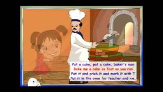 Pat A Cake | Nursery Rhym With Lyrics | Cartoon World screenshot 2