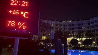 Aktuelles Wetter in Side\Kumköy HEUTE. Türkei 20.4.2026 16 Grad 22:21 Uhr 🥰🇹🇷 #side #SideTürkei