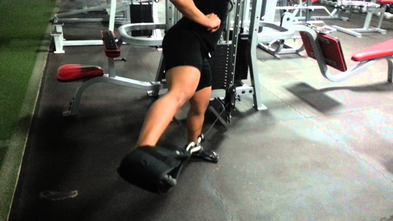Cable Side leg raise YouTube