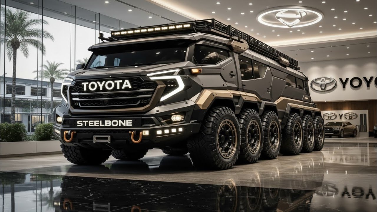 🚨 The $900,000 Toyota Steelbone Motorhome That Redefines Luxury & Power