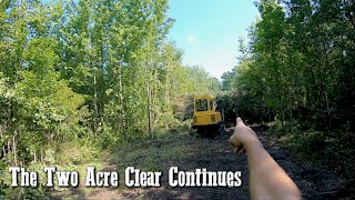 Continuing the 2 Acre Clear | Testing an Amazon Fan for the Cab of our Excavator