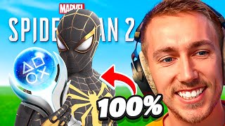 GETTING 100% ON MARVEL'S SPIDER-MAN 2!