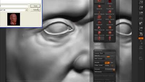 ZBrush - Head speed sculpt