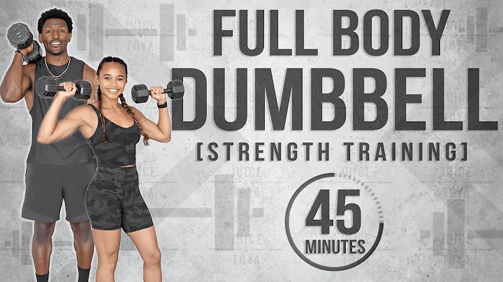 45 Minute Full Body Dumbbell Workout [Strength Tra...
