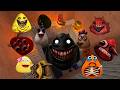SPARTAN KICKING POU BOU FAMILY FROM BOUS REVENGE Of POU and SPRUNKI POU in BIG MAZE Garrys Mod!