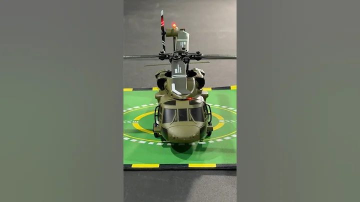 Sights & Sounds of a Mini RC Black Hawk Helicopter!