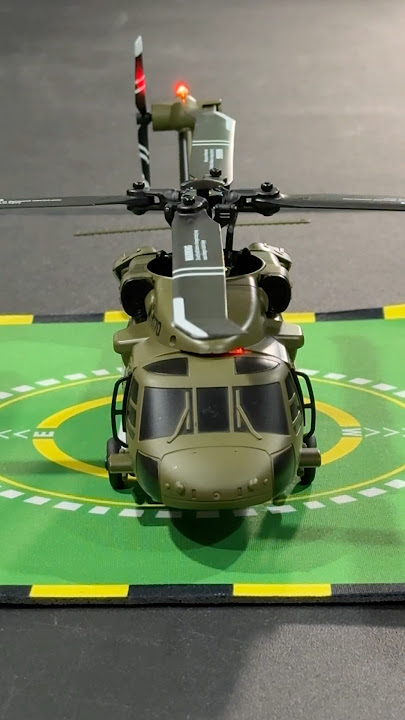 Sights & Sounds of a Mini RC Black Hawk Helicopter!