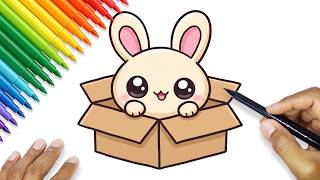 how draw baby bunny cute rabbit drawing