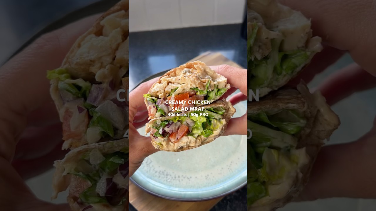 CREAMY CHICKEN SALAD WRAP 