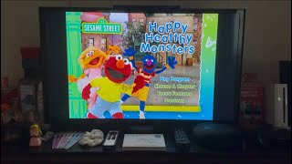 Sesame Street Happy Healthy Monsters (2009 Reprint) DVD Menu 🍎🥕