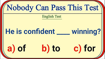 Only 1% Can Pass This Expert English Grammar Test 🤯 | Advanced Level Quiz Challenge