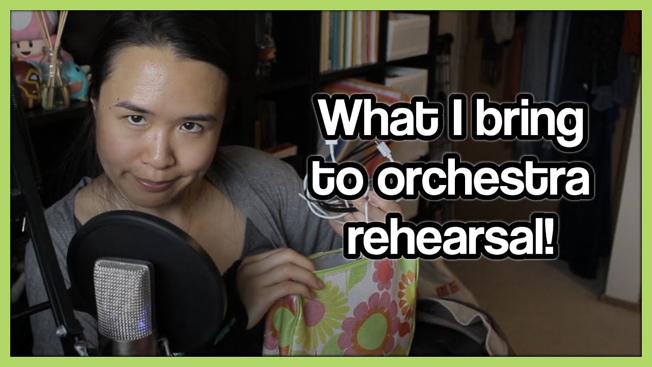 What I bring to orchestra rehearsal YouTube