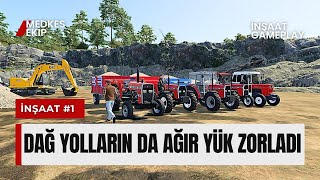 ŞANTİYEDEN TAŞ ÇIKARDIK | KALE RESTORASYONU | FS22 İNŞAAT #1 screenshot 3