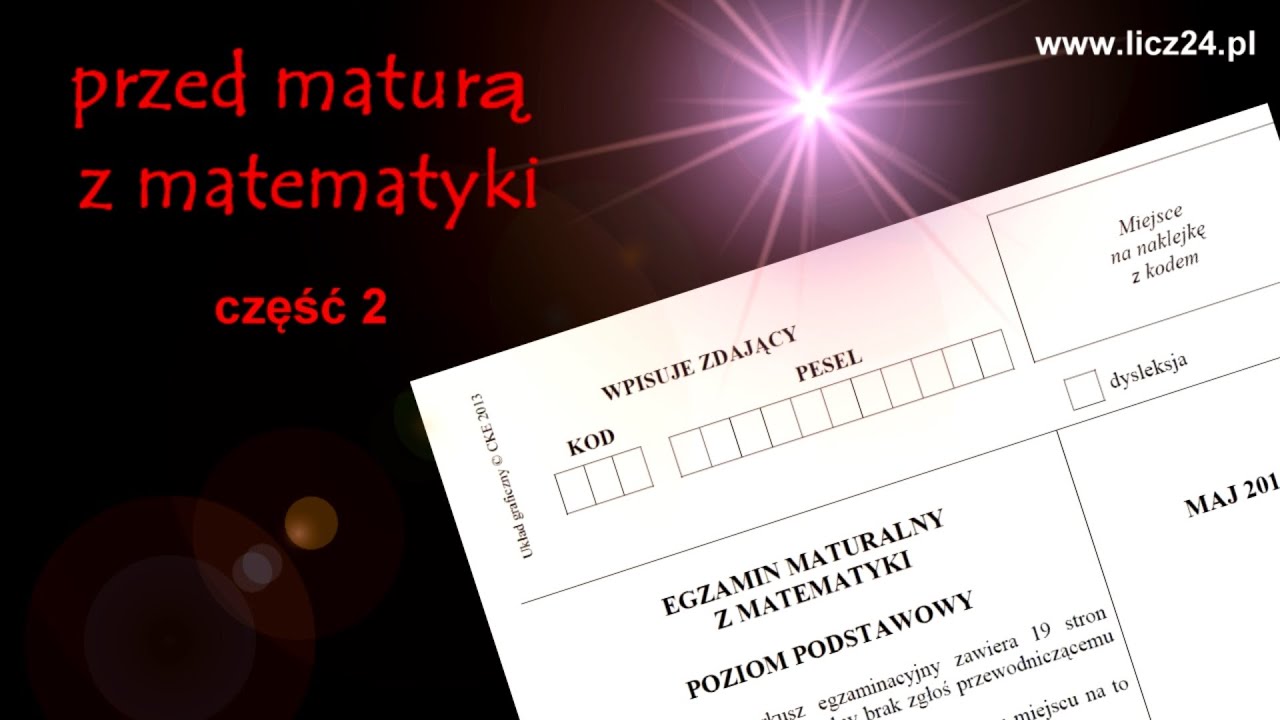 Sprawdzian Z Matematyki 2 Gimnazjum Pierwiastki matura z matematyki cz.2 pierwiastki i równania - YouTube