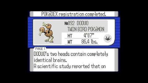 How to get Doduo in Pokemon Sapphire