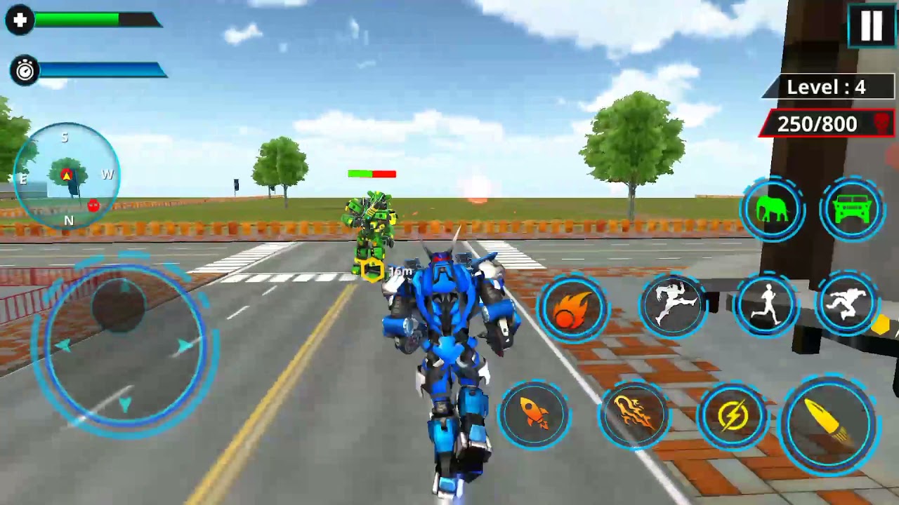 Police Elephant Robot Game Police Transport Games #4 Android Robot Gameplay