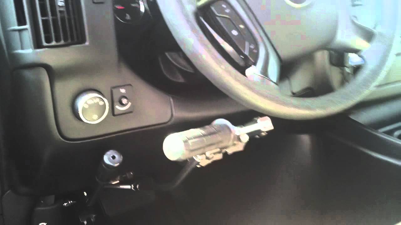 Used hand controls installed in a used van YouTube
