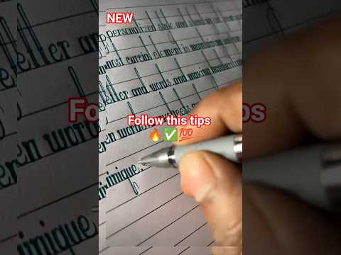 Improve your writing🔥✅💯3days practice inshallah this tips follow #youtubeshorts#handwriting#viralvid
