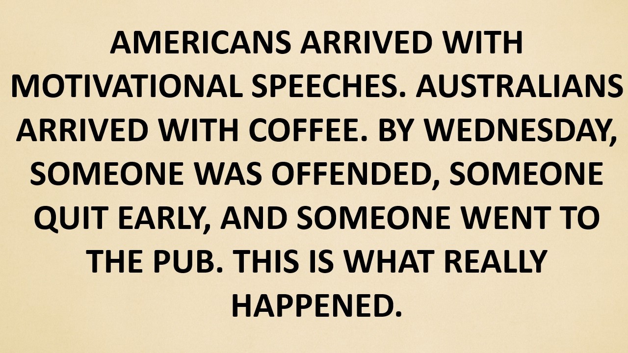 Americans vs Australians: The Quiet War Over Work, Life, and Beer