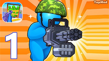 Zombie Defense: War Z Survival - Gameplay Walkthrough Part 1 Stickman Zombie War Base Defense