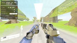 Ultrakill | 1-1: Heart of the Sunrise | Any% Speedrun | Secret Exit | 1.000