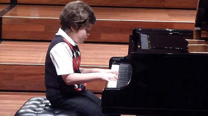Michael plays Sonatina in C Major by M. Clementi