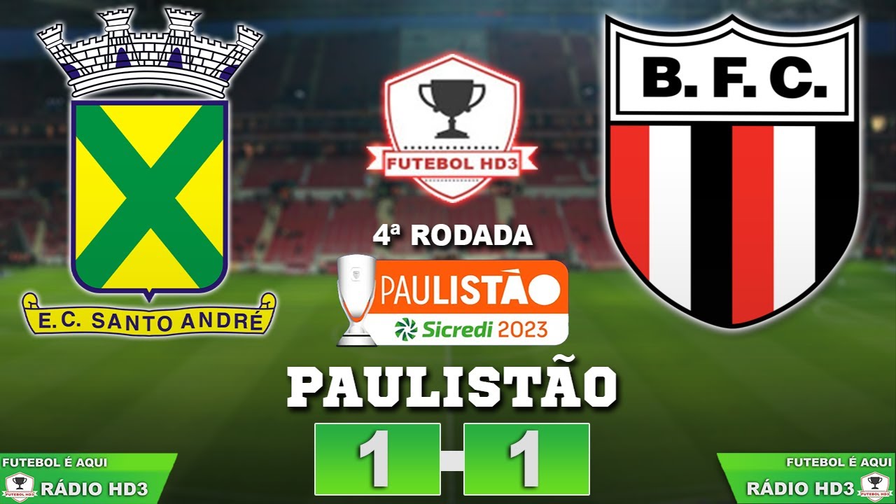 Em jogo morno, Botafogo-SP e Santo André empatam em 0 a 0 - Futebol - R7  Campeonato Paulista