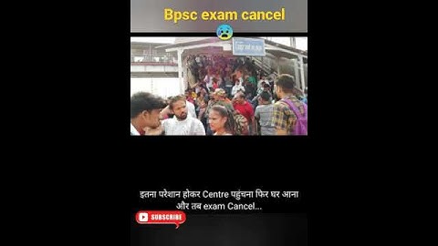 Bpsc exam cancel😓 #Bpscexamcancel #Bpscnews #shorts #viralvideo #viralnews #bpscviralnews