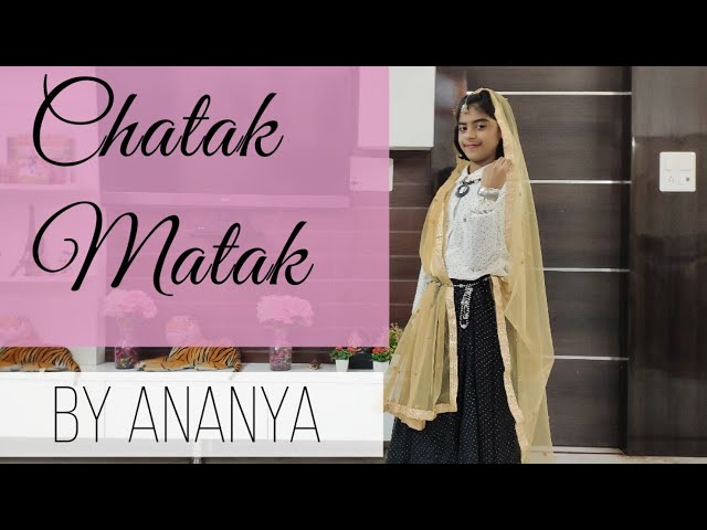 CHATAK MATAK DANCE COVER BY ANANYA | RENUKA PANWAR | #ishianan #gajkaghunghat #haryanvi #dance class=