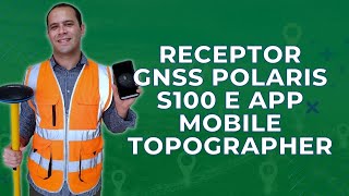 Receptor GNSS Polaris S100 e app Mobile Topographer #shorts screenshot 4