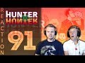 Youtube Thumbnail SOS Bros React - HunterxHunter Episode 91 - The Ant Born To Be King
