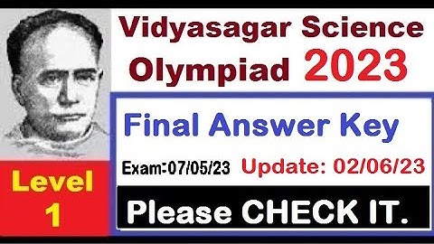 #VSO51, FINAL ANSWER KEY, Layer 1, 2023, Exam Date, 07/05/2023