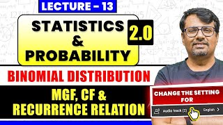 MGF, CF & Recurrence Relation | By GP Sir