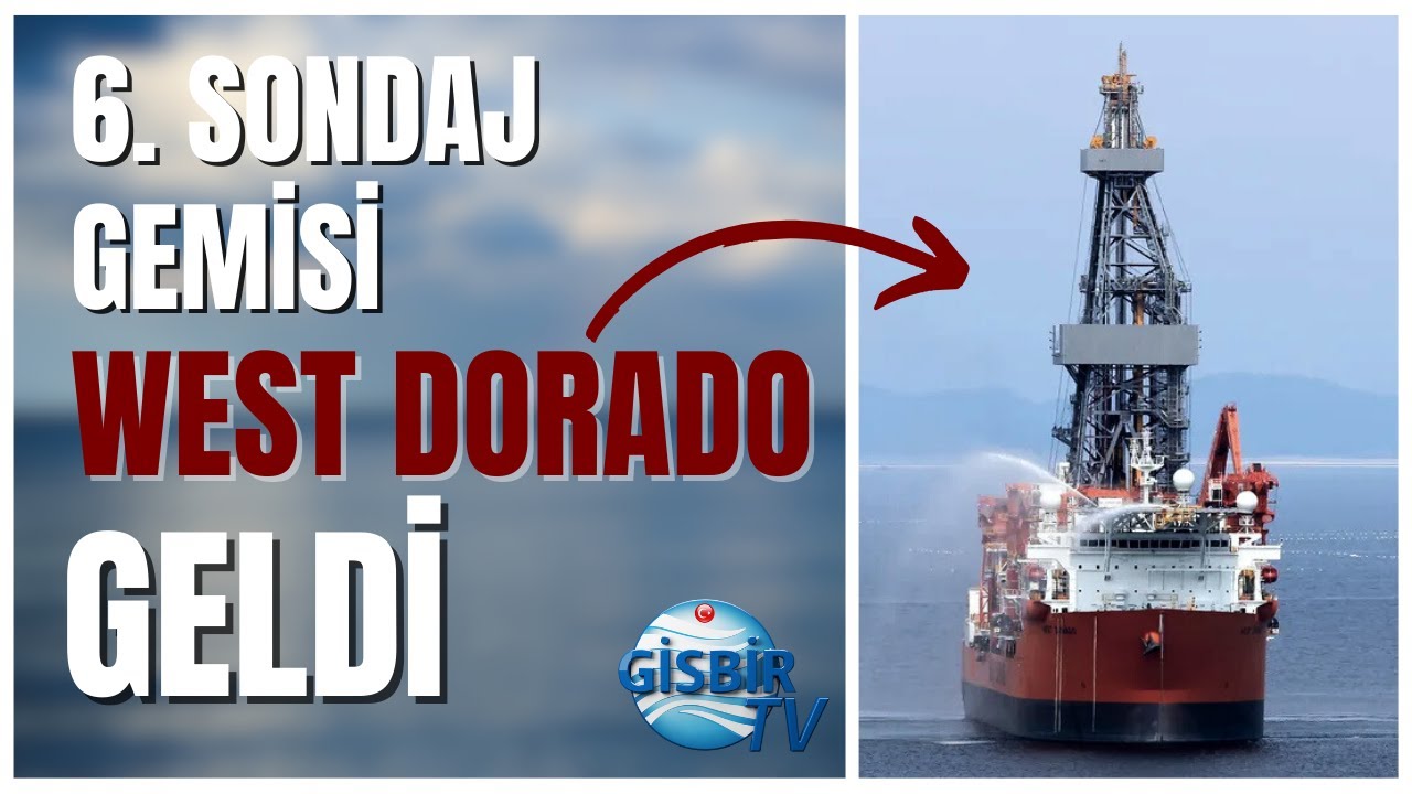 Türkiye's 6th Drilling Ship in Mersin Port - YouTube