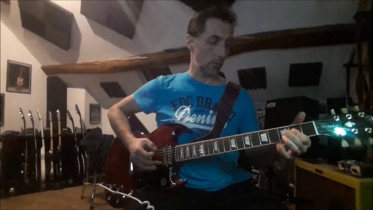 War Machine - AC/DC ACDC AC-DC guitar cover rhythm (Malcolm Young Part ...