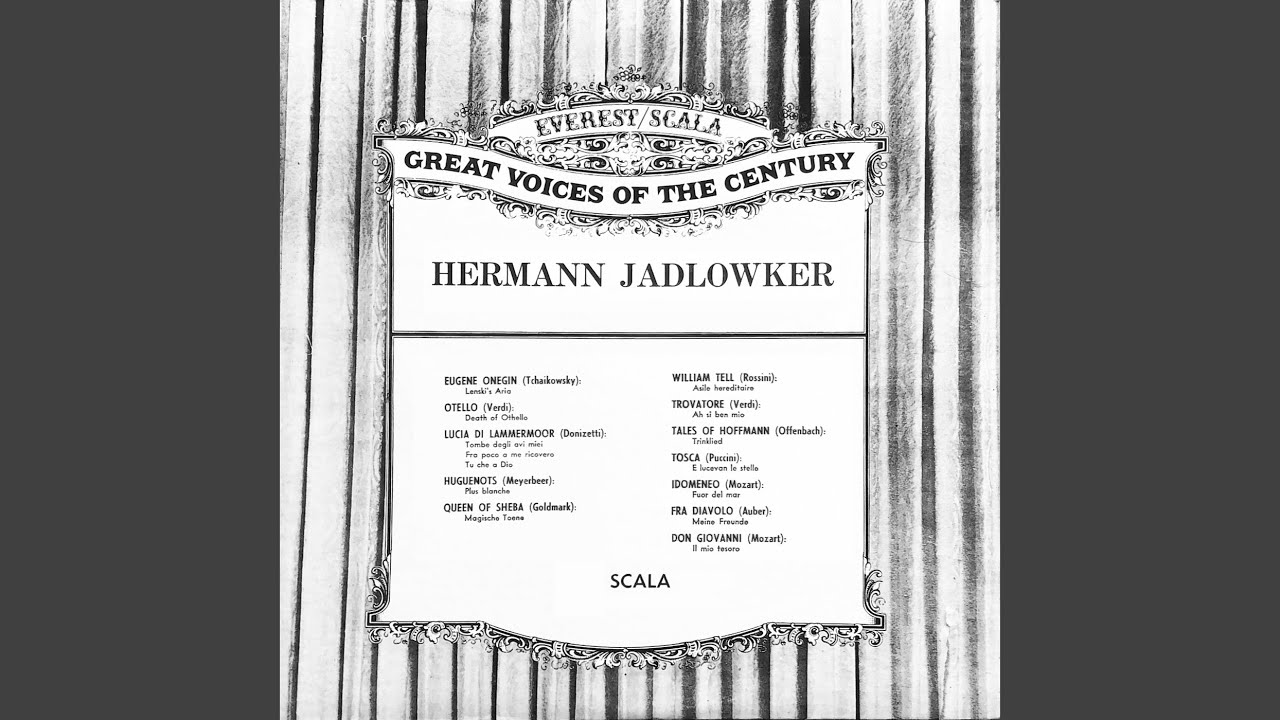 Eugene Onegin, Op.24: II. Lensky's Aria