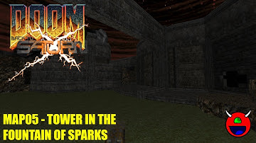 Doom 2 Back to Saturn X Episode 2 (BTSX2) - MAP05 Tower in the Fountain of Sparks
