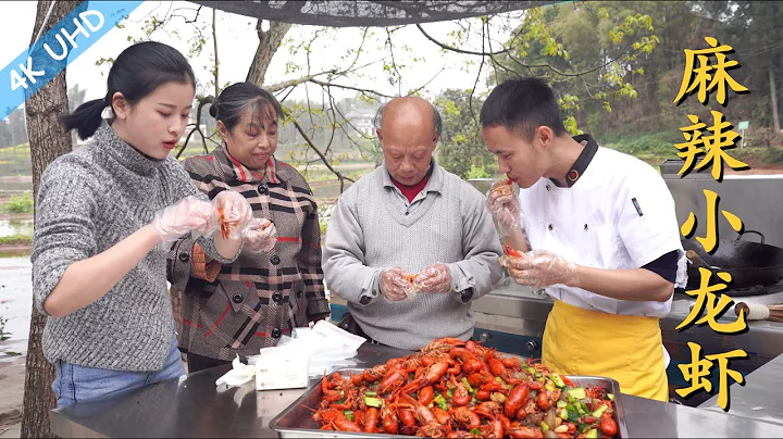 Chef Wang shares with you of cooking 5kg village-style crayfish with beer - 天天要闻