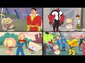 Mongo e Drongo em 4 episódios de Super-Heróis: Shazam, Ben 10, Cap.Marvel e Vingadores