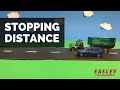 Stopping Distance: Cars vs Trucks | Stop Motion Animation | Travel Safety