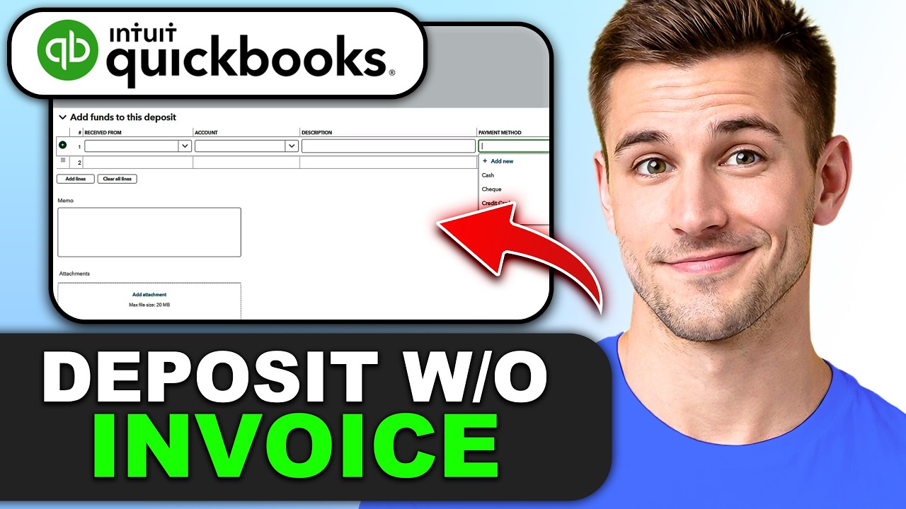 How to Make a Deposit Without an Invoice in QuickBooks Online in 2026 ...