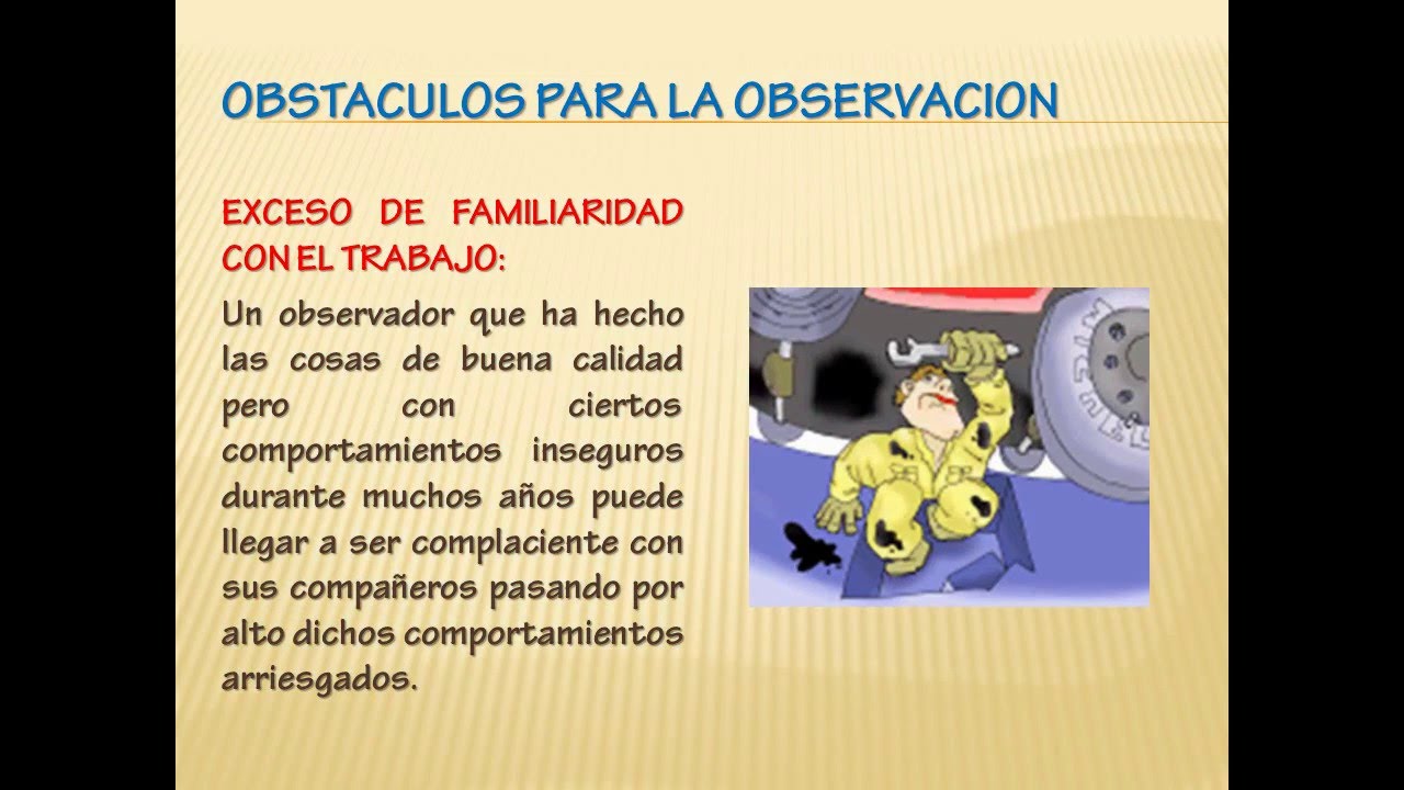 Caracteristicas basicas de una observacion youtube