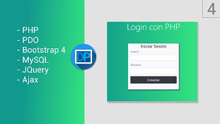 4/6 - Formulario de Login con PHP - Base de datos y Conexión con PHP