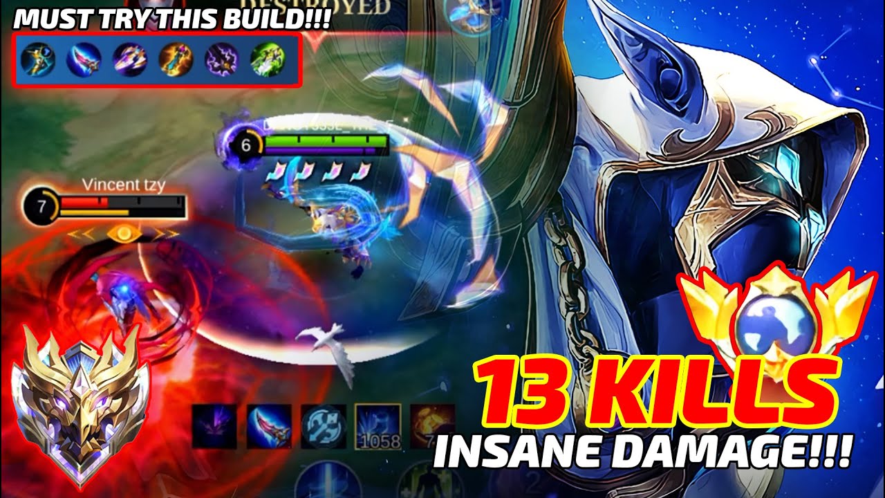 MONSTER KILL!!! Insane Damage Burst Build HELCURT ROAM Top Global Build [MUST TRY]