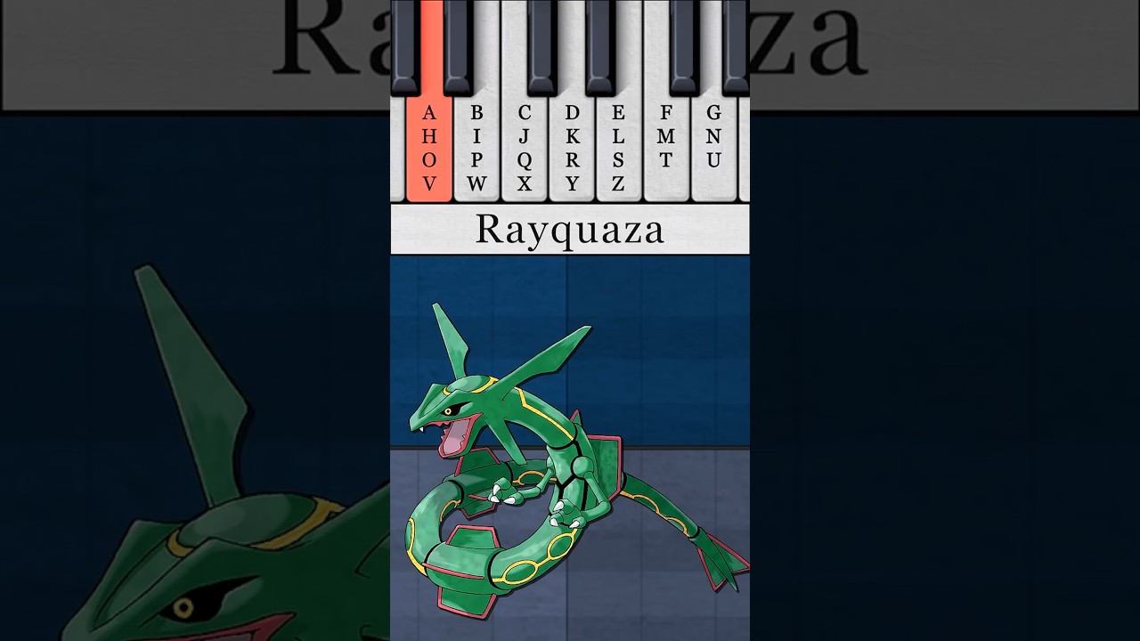 Kyogre, Groudon and Rayquaza turned into a musical jingle! #pokemon #piano #jingle
