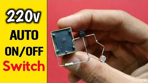 How to make 220 volt Automatic ON OFF LDR CIRCUIT || LDR CIRCUIT || Girish Projects