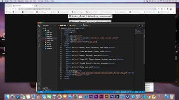 A very simple font selector with Html, Css, and JQuery.
