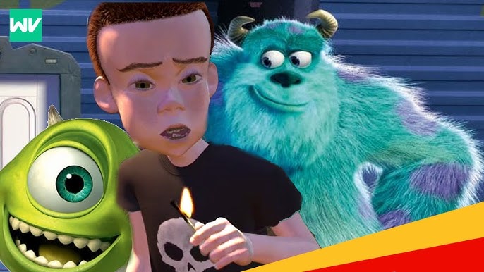 In Monster's Inc. (2001), Mike Wazowski says that Sully has been jealous of  his good looks since the 4th grade. This is a reference to Monster's  University (2013) when Sully and Mike